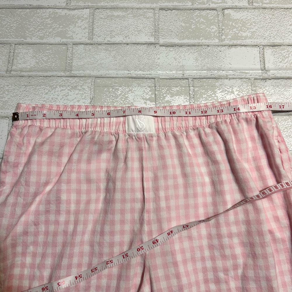 Victoria's Secret Pink Checkered Woman’s Pajama Bottoms - Picture 3 of 4